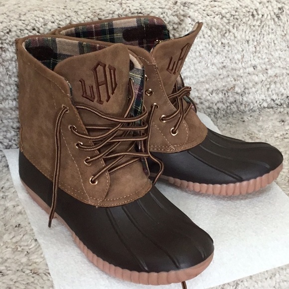 MARLEYLILLY monogrammed boots for women size 8 - Picture 5 of 13